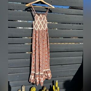 Christy Dawn Noelle Dress in Umber Sunflower, XS